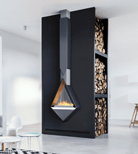 electric fire in home 